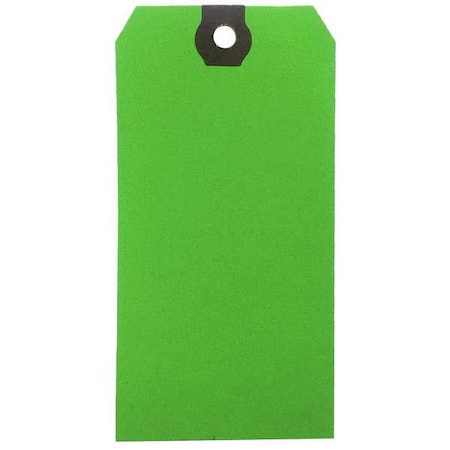 Shipping Tag, Colored, Green, PK500 MPN:61KT84