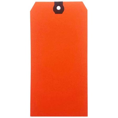 Shipping Tag, Colored, Orange, PK500 MPN:61KT86