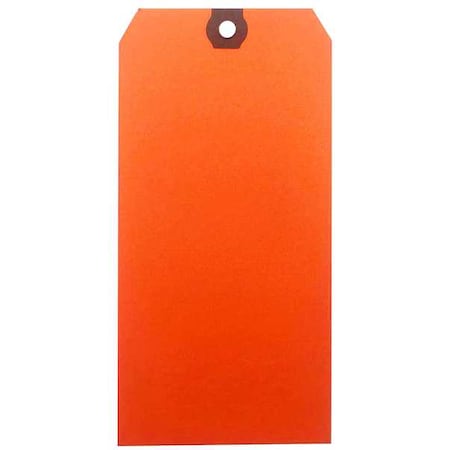 Shipping Tag, Colored, Orange, PK1000 MPN:61KU45