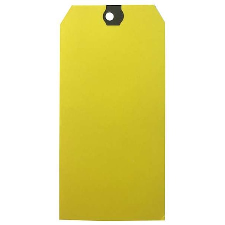 Shipping Tag, Colored, Yellow, PK1000 MPN:61KU74