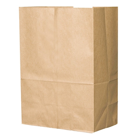 Shopping Bag Flat Bottom 1/6 BBL, Brown Pk400 MPN:81068