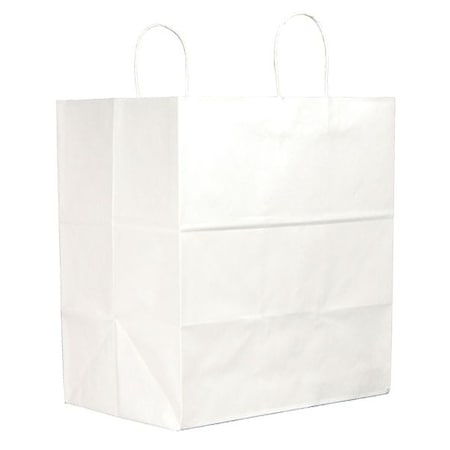 Shopping Bag Flat Bottom, Jr. Mart Brown, Paper Twist Handles, Pk250 MPN:87523