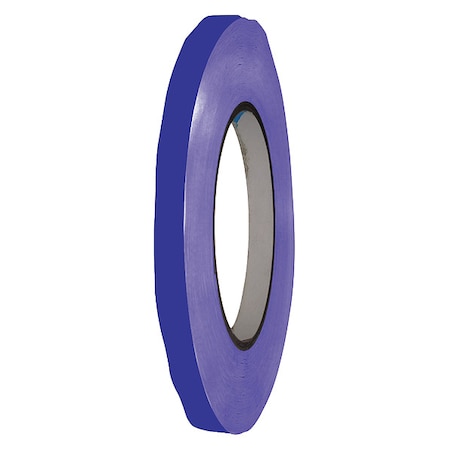 Bag Sealing Tape, PVC, Blue, 3/8In x 180 Yd MPN:8TUF0