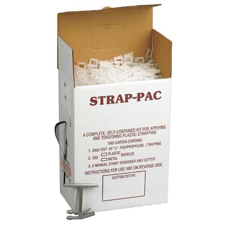 PlasticStrappingKit, 300lb, Polypropylene MPN:8UZ35