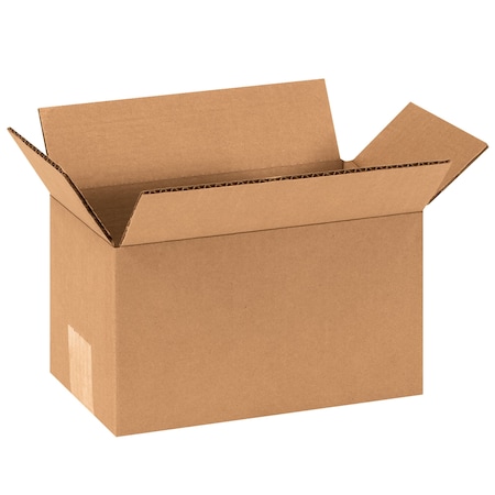 9 in x 5 in x 5 in Shipping Box, Kraft, Corrugate, Single Wall, 32 ECT MPN:955