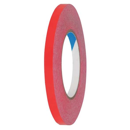 Bag Sealing Tape, PVC, Red, 3/8In x 180 Yd MPN:9LHM5