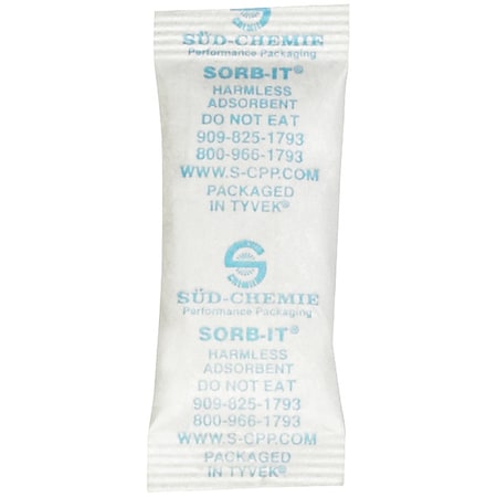Desiccants, 94 cu in, White, 2 g, PK3000 MPN:DES142