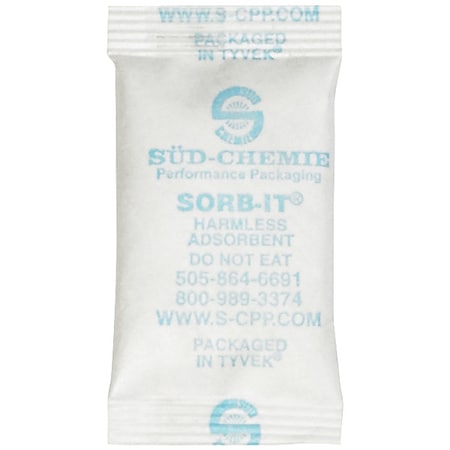 Desiccants, 0.082cuft, White, 3g, PK3000 MPN:DES146