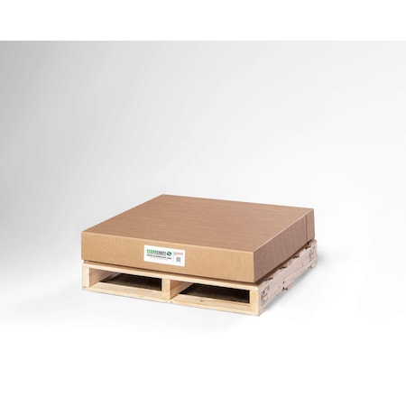 36 1/2 in x 34 1/2 in x 36 1/2 in Shipping Crate, Brown, Cross-Laminated Paper Board MPN:EC1003