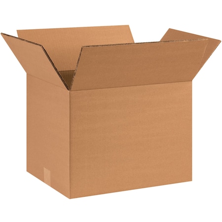 15 in x 12 in x 12 in Shipping Box, Kraft, Corrugate, Double Wall, 48 ECT MPN:852D96