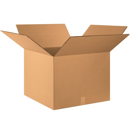 26 in x 26 in x 20 in Shipping Box, Kraft, Corrugate, Double Wall, 48 ECT MPN:HD262620DW