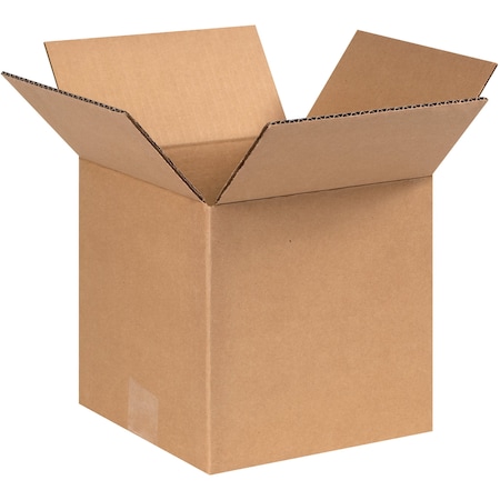 9 in x 9 in x 9 in Shipping Box, Kraft, Corrugate, Single Wall, 44 ECT MPN:HD999