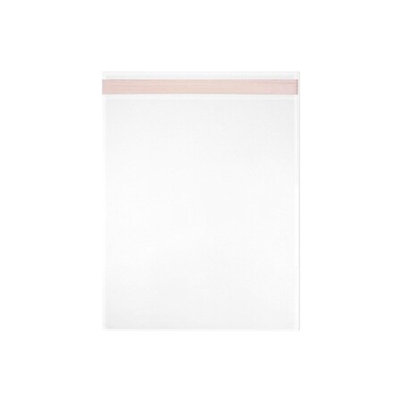 Reclosable Bag, Fold Seal, 5 3/4 in L, 4 2/3 in W, 1.6 mil Thick, Biaxial Oriented Polypropylene MPN:L6B4.625x5.75