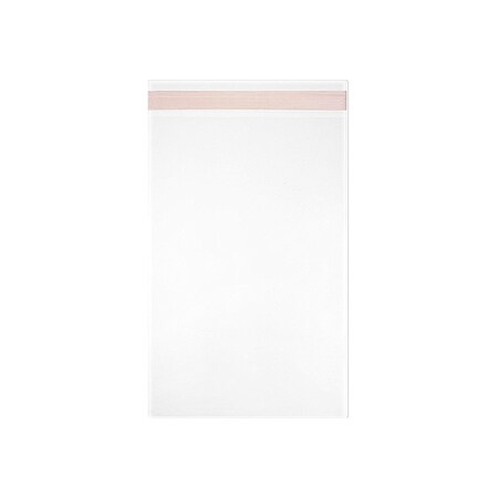 Reclosable Bag, Fold Seal, 10 1/2 in L, 7 5/12 in W, 1.6 mil Thick, Biaxial Oriented Polypropylene MPN:L6B7.4375x10.5