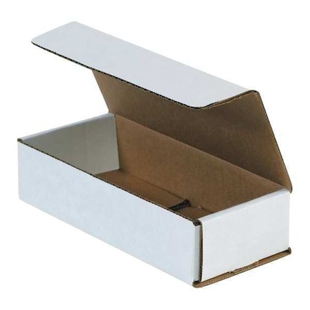 10 in x 5 in x 2 in Inside H, Literature Mailer, White, Corrugate, Single Wall MPN:M1052