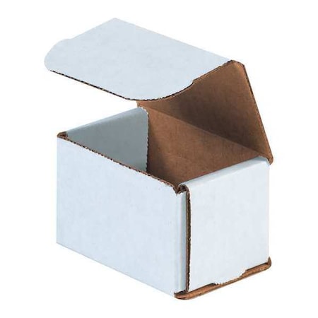 3 in x 2 in x 2 in Inside H, Literature Mailer, White, Corrugate, Single Wall MPN:M322