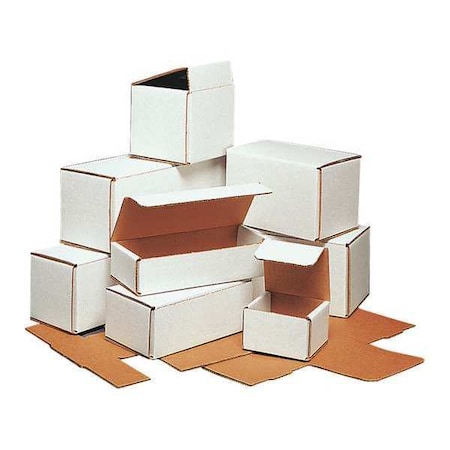 36 1/4 in x 4 7/8 in x 4 in Inside H, Literature Mailer, White, Corrugate, Single Wall MPN:M3644