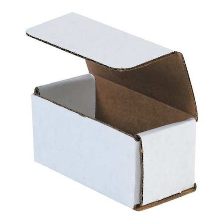 4 in x 2 in x 2 in Inside H, Literature Mailer, White, Corrugate, Single Wall MPN:M422