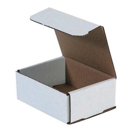 5 in x 4 in x 2 in Inside H, Literature Mailer, White, Corrugate, Single Wall MPN:M542