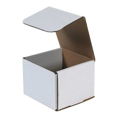5 in x 5 in x 4 in Inside H, Literature Mailer, White, Corrugate, Single Wall MPN:M554