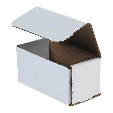 6 in x 3 in x 3 in Inside H, Literature Mailer, White, Corrugate, Single Wall MPN:M633