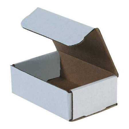 6 in x 4 in x 1 in Inside H, Literature Mailer, White, Corrugate, Single Wall MPN:M641