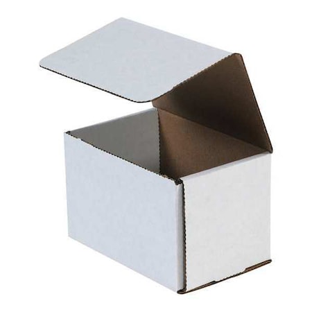 6 in x 5 in x 5 in Inside H, Literature Mailer, White, Corrugate, Single Wall MPN:M655