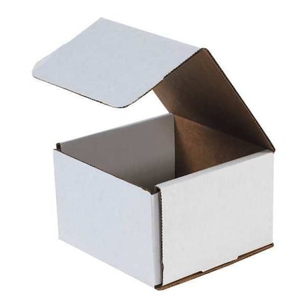 7 in x 7 in x 3 in Inside H, Literature Mailer, White, Corrugate, Single Wall MPN:M773