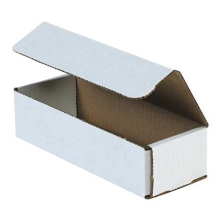 8 in x 3 in x 2 in Inside H, Literature Mailer, White, Corrugate, Single Wall MPN:M832
