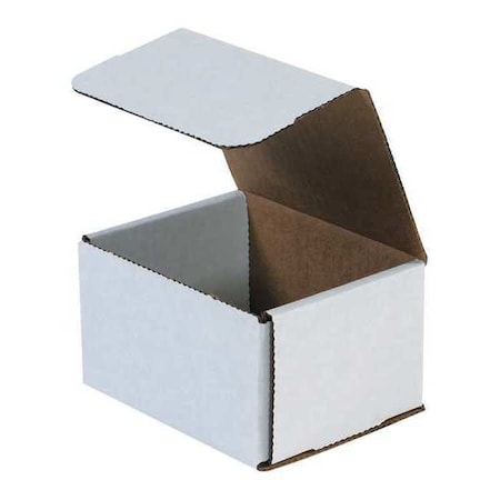 8 in x 7 in x 4 in Inside H, Literature Mailer, White, Corrugate, Single Wall MPN:M874