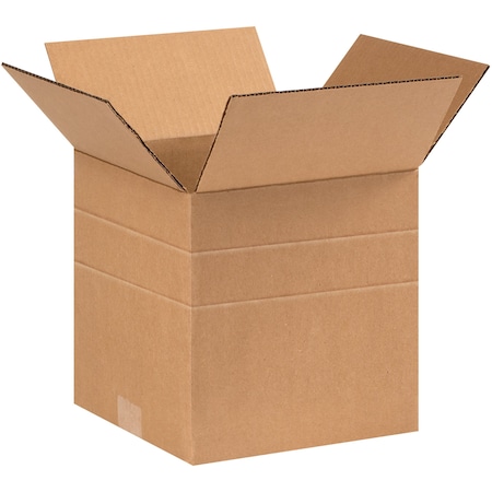 9 in x 9 in x 9 in Multi-Depth Box, Kraft, Corrugate, Single Wall, 32 ECT MPN:MD999