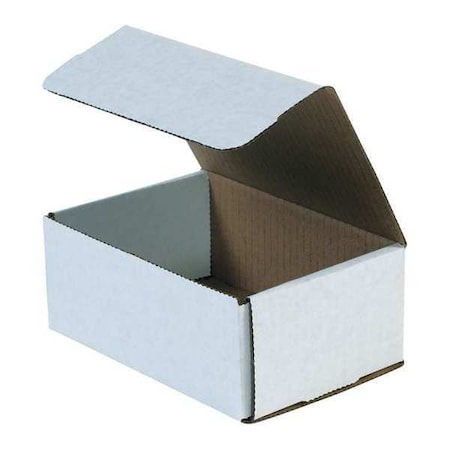 7 1/8 in x 5 in x 3 in Inside H, Literature Mailer, White, Corrugate, Single Wall MPN:MLR3