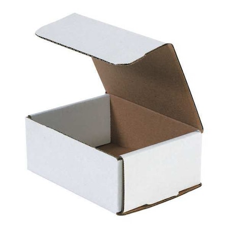 6 1/2 in x 4 7/8 in x 2 5/8 in Inside H, Literature Mailer, White, Corrugate, Single Wall MPN:MRX6X