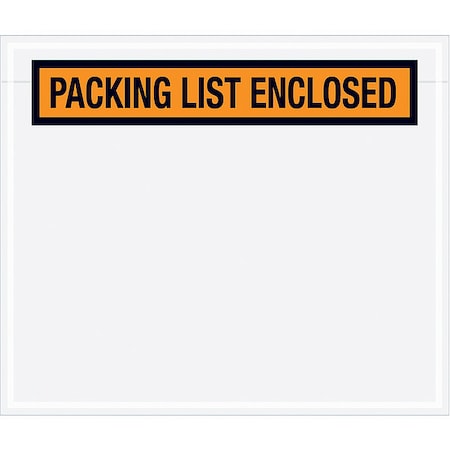 Packing List Envelopes, Orange, PK1000 MPN:PL25