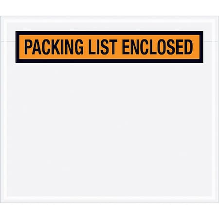 Packing List Envelopes, Orange, PK1000 MPN:PL32