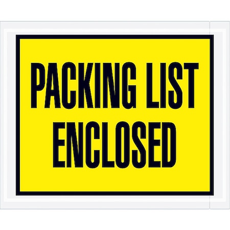 Packing List Envelopes, Yellow, PK1000 MPN:PL401