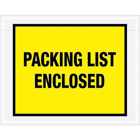 Packing List Envelopes, Yellow, PK1000 MPN:PL405