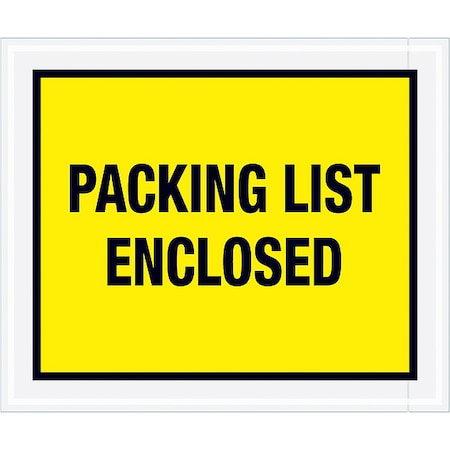 Packing List Envelopes, Yellow, PK500 MPN:PL428
