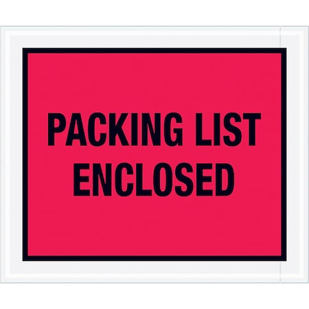 Packing List Envelopes, Red, PK500 MPN:PL430