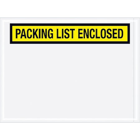 Packing List Envelopes, Yellow, PK1000 MPN:PL441
