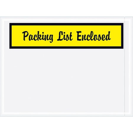 Packing List Envelopes, Yellow, PK1000 MPN:PL443