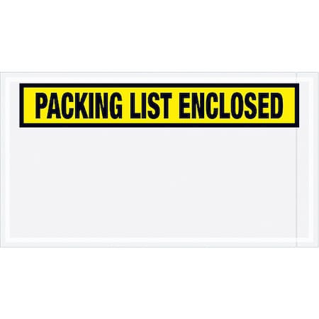 Packing List Envelopes, Yellow, PK1000 MPN:PL445