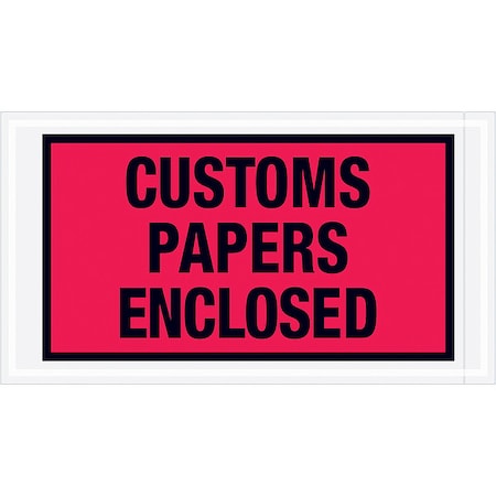 Packing List Envelopes, Red, PK1000 MPN:PL447
