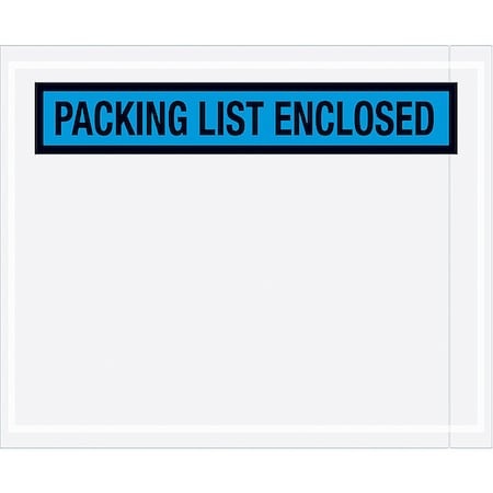 Packing List Envelopes, Blue, PK1000 MPN:PL454