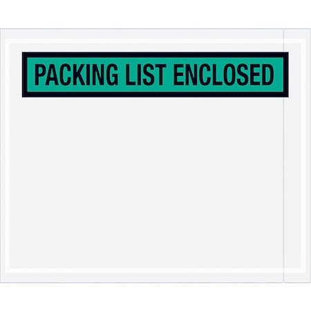 Packing List Envelopes, Green, PK1000 MPN:PL455