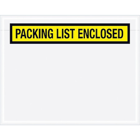 Packing List Envelopes, Yellow, PK1000 MPN:PL456