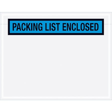 Packing List Envelopes, Blue, PK1000 MPN:PL458