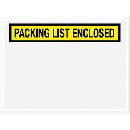 Packing List Envelopes, Yellow, PK1000 MPN:PL460
