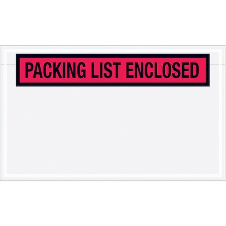 Packing List Envelopes, Red, PK1000 MPN:PL461
