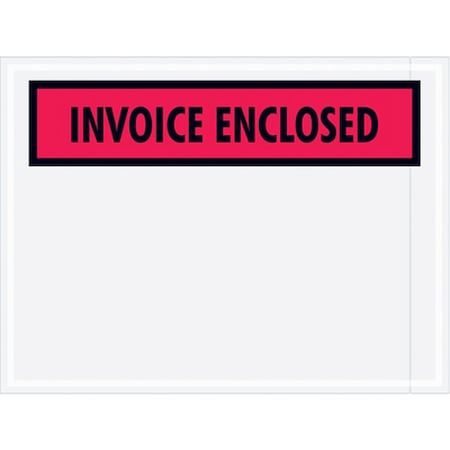 Invoice Envelope, Red, PK1000 MPN:PL463